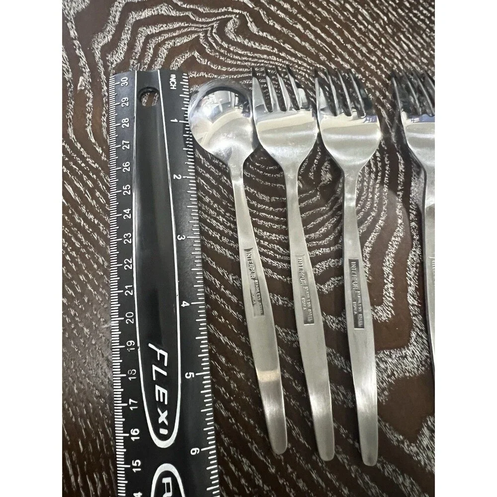 5 Interpur INR3 Cottage Rose Stainless Steel spoon forks knife Flatware Korea